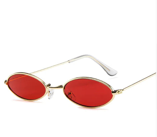 2018 Korean Metal Oval Sunglasses for Men & Women