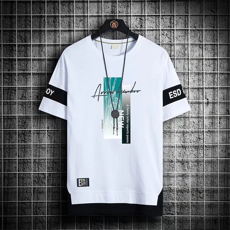 2024 Men's Korean Fashion Summer Short Sleeve T-Shirts