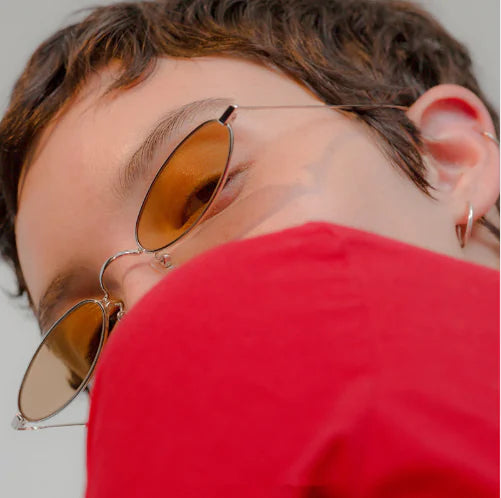 2018 Korean Metal Oval Sunglasses for Men & Women