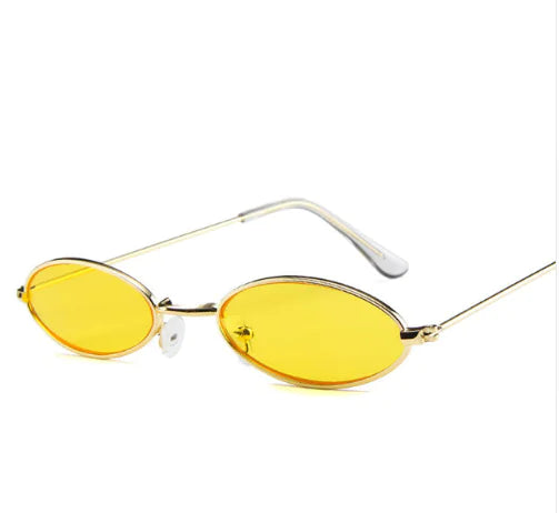 2018 Korean Metal Oval Sunglasses for Men & Women