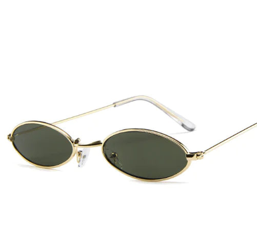 2018 Korean Metal Oval Sunglasses for Men & Women