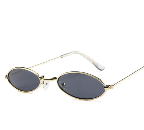 2018 Korean Metal Oval Sunglasses for Men & Women