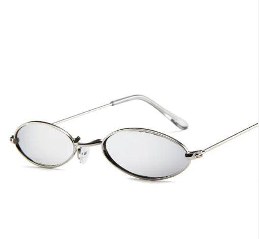 2018 Korean Metal Oval Sunglasses for Men & Women